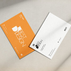 Cartão de Visitas Digital Frente Bianco 250g Cantos Arredondados Sem Extras