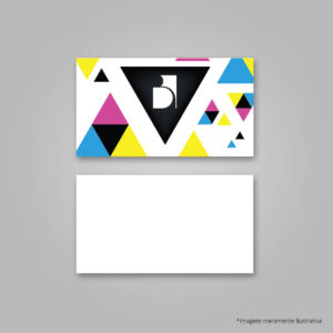 Cartão de Visitas Digital Frente Popset 250g Refile Sem Extras